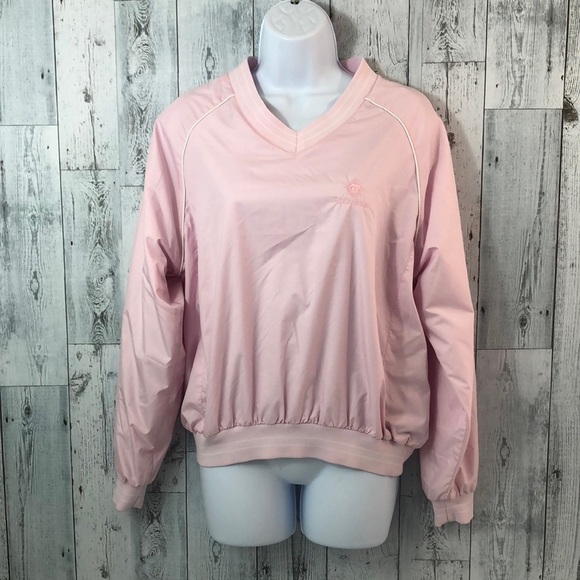 🤑FootJoy Pale Pink V-Neck Pullover Small - Picture 1 of 12
